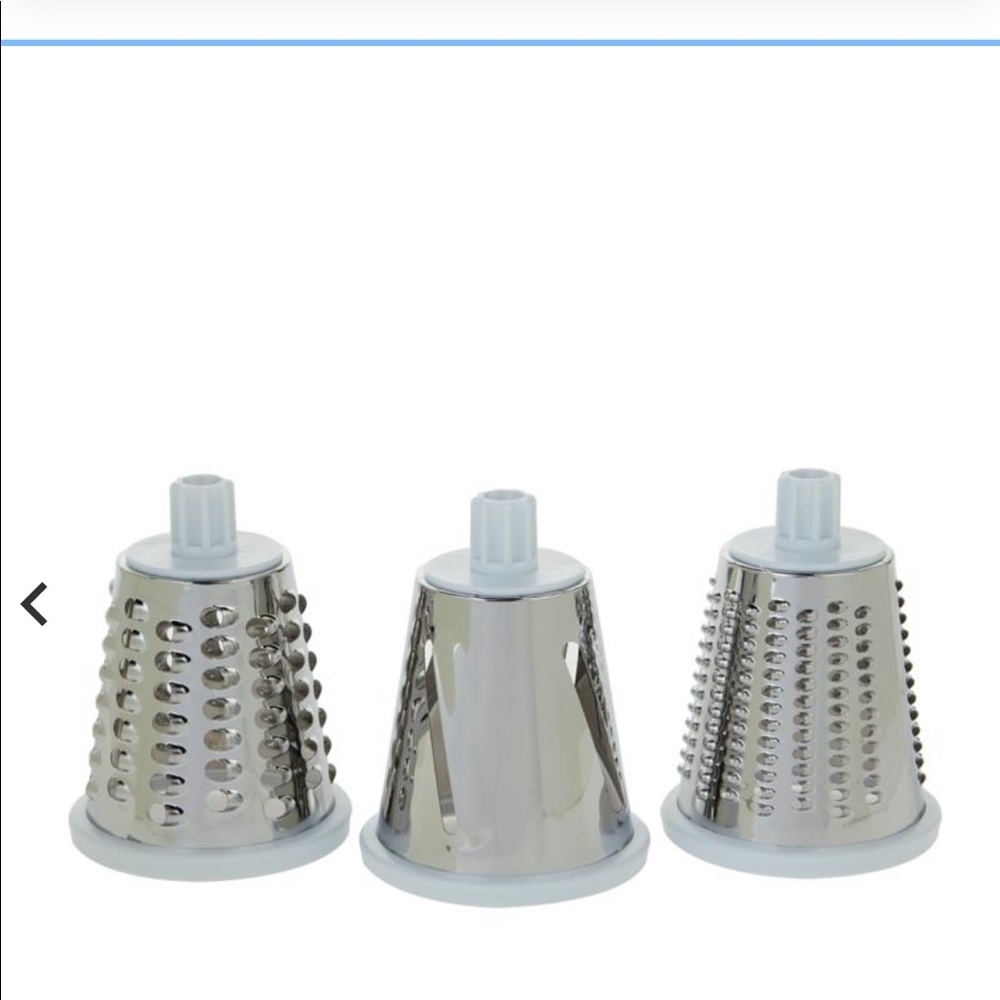 Speed grater & slicer accessories. Never used. Just opened for photos. Blue! - Picture 4 of 7